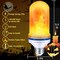 CPPSLEE LED Flame Light Bulbs, 4 Modes Fire Light Bulbs, E26 Base Flame Bulb, Halloween Decorations Outdoor Indoor Home, Halloween Lights Bulbs (Yellow, 2 Pack)
